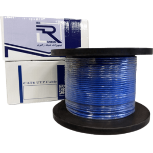 کابل شبکه رامون CAT6 UTP CCC CABLE روکش PVC تست فلوک